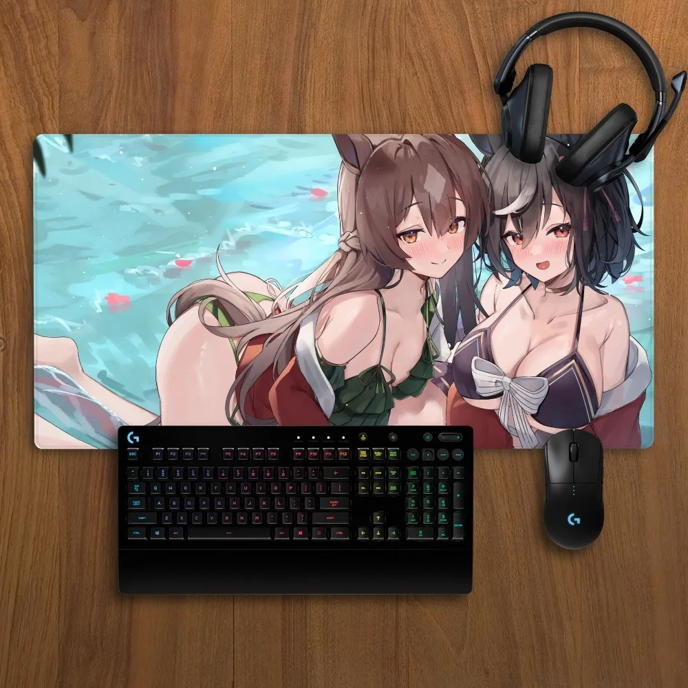 Uma Musume Mousepad Non-slip Lockedge Office Student Gaming Thickened Large Writing Pad Cushion