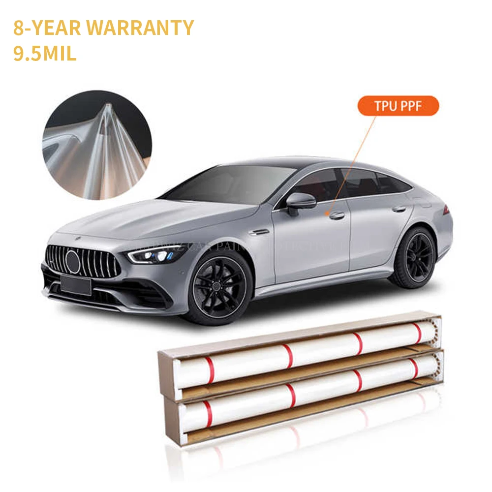 

Long-Term 8-Year UV Block Anti-Cut Hydrophilic Gloss Protective Automotive TPU PPF 9.5Mil Body Scratch Resistant