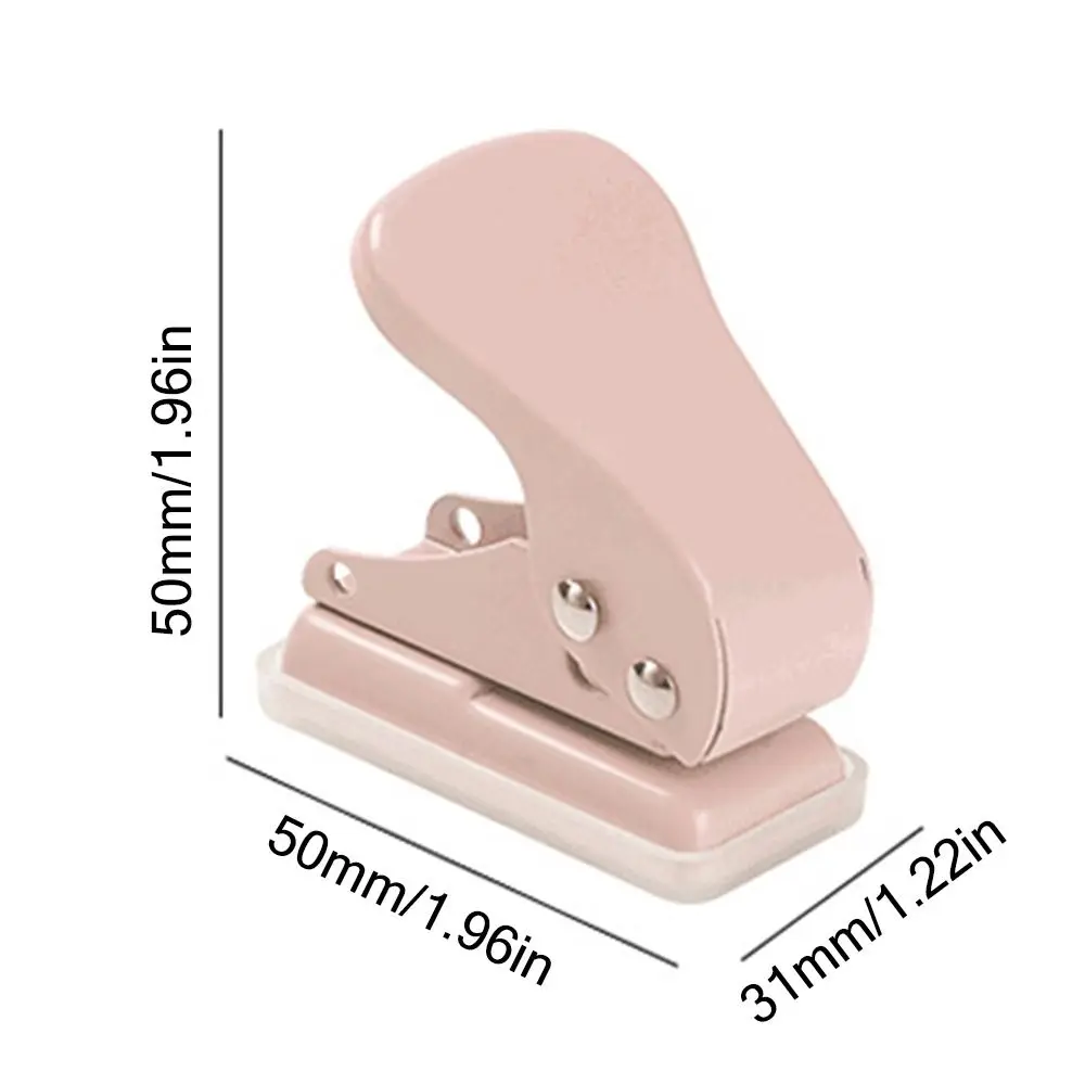 Hohe Qualität Mini Locher DIY Scrapbooking Handheld Locher Einzigen Loch Lose-blatt Locher Schule Büro