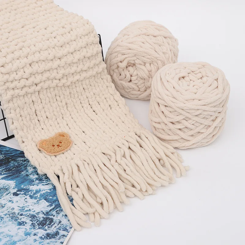 شريط الجليد خط الصوف الخشن المنسوجة يدويا وشاح ذاتي الصنع وسادة السجاد الخشنة الجليد بار الصوف مجموعة المنسوجة وشاح المواد مجموعة الصوف #3