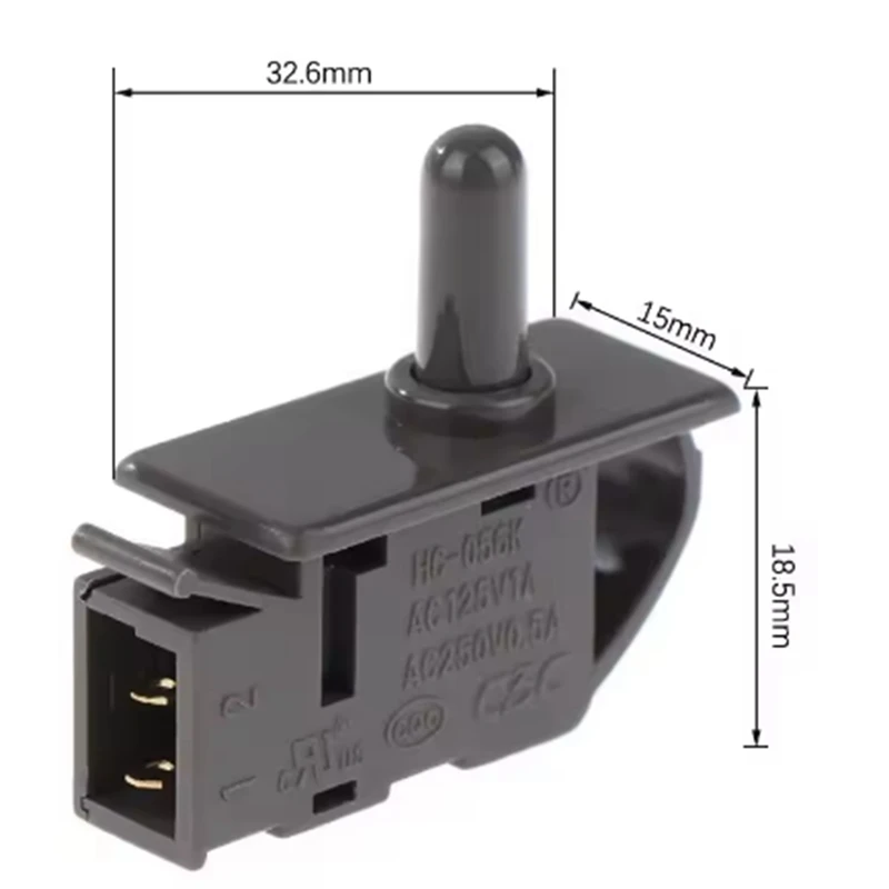 Refrigerator Spare Parts Door Light Control Normally Closed Push Button Switch Refrigerator Door Freezer Door Switch-A12I