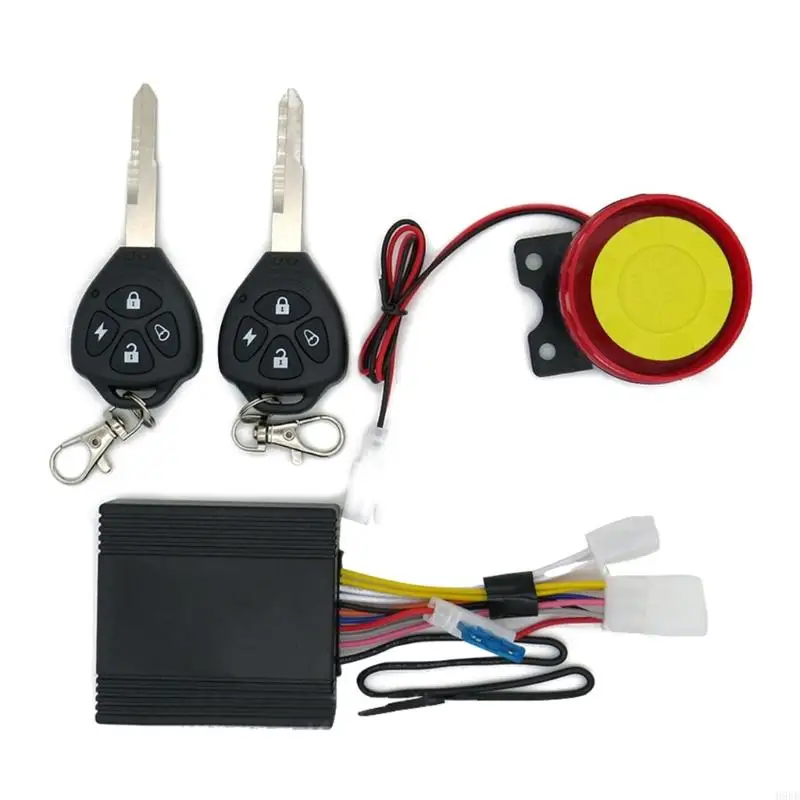 Wireless Bike Alarm with Remote, Rechargeable Loud Bicycles Alarm System Anti Theft Waterproof, Bike Alarms H9EE 3
