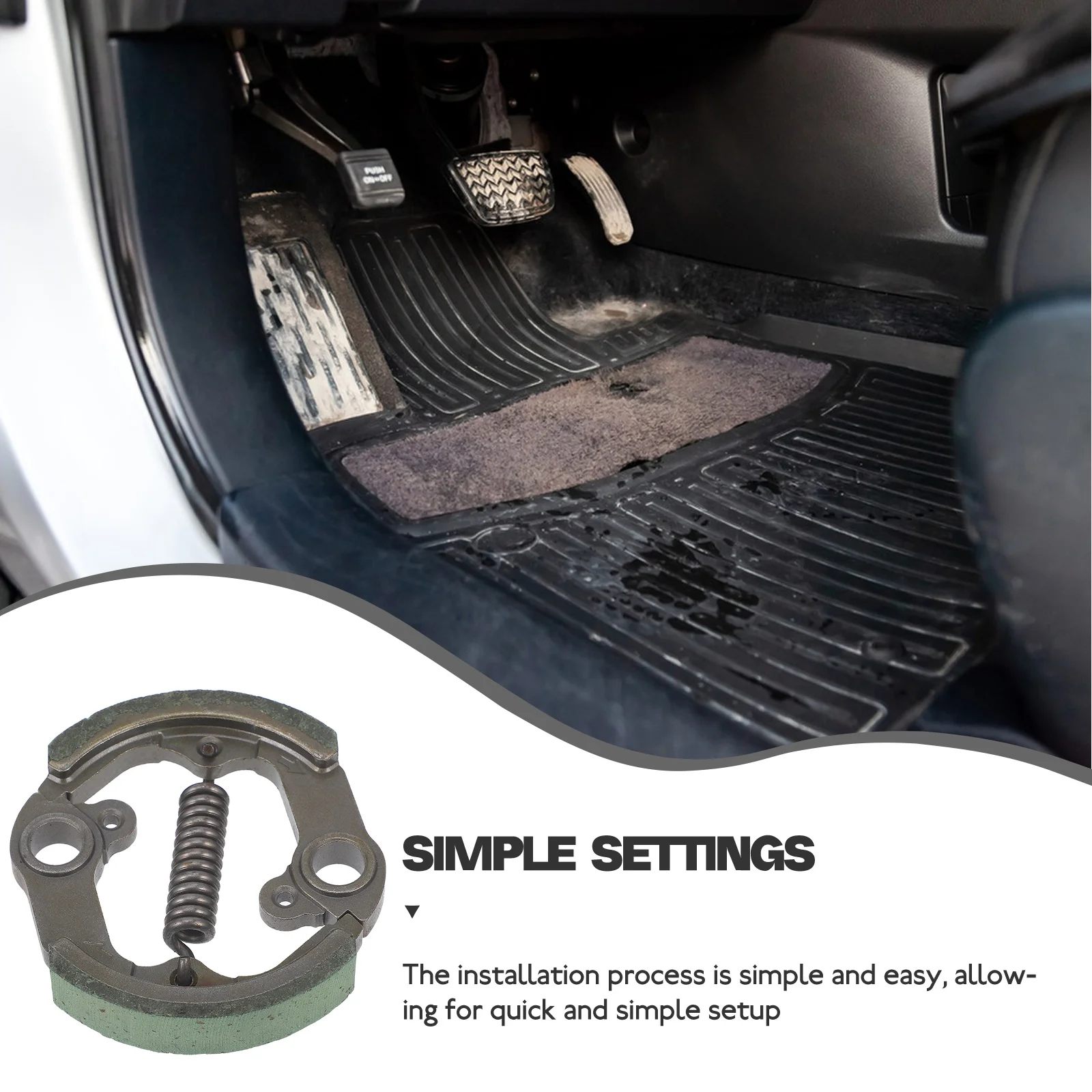 

1pcs Heavy Duty Replacement Assembly Iron Tractor Accessories Strong Durable Engine Fast Speed Stable for Garden