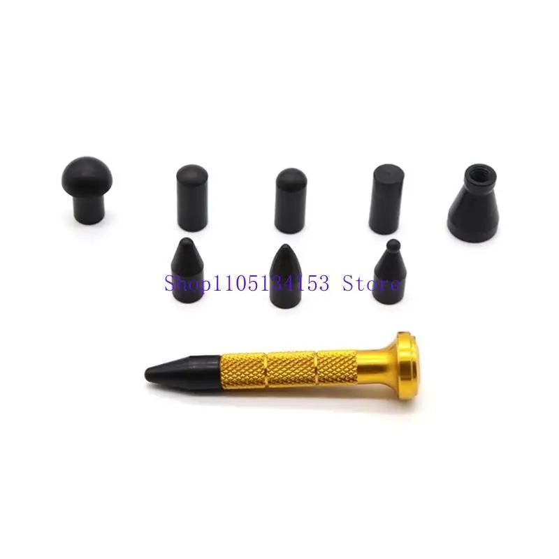 

hg89 Car Dent Repair with Hammer&Pen Set, Preserve Original Paint, Automatic Adjustment Telescopic Rod Pit Quick Use Anywhere