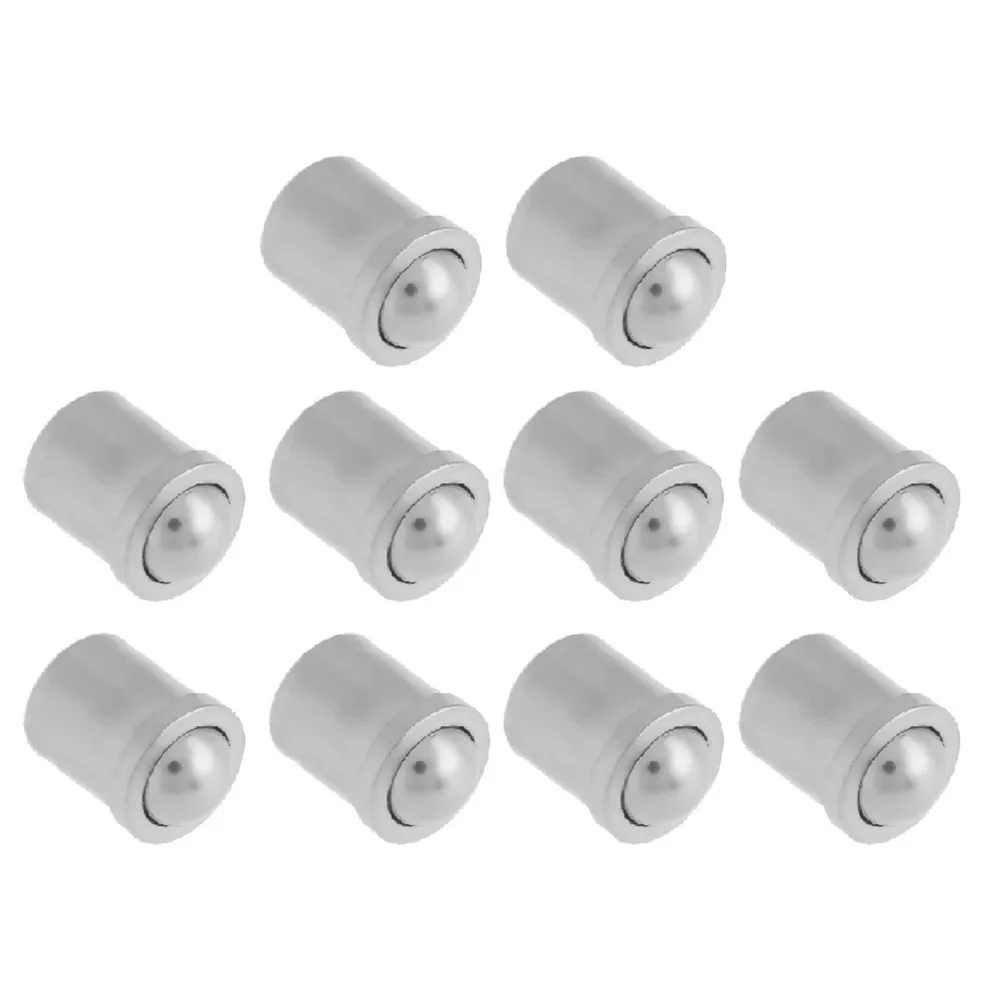 10pcs Reliable No Step Design Ball Spring Plunger Smooth Surface Spring Plunger Screw Ball Catch Latch For Clamps