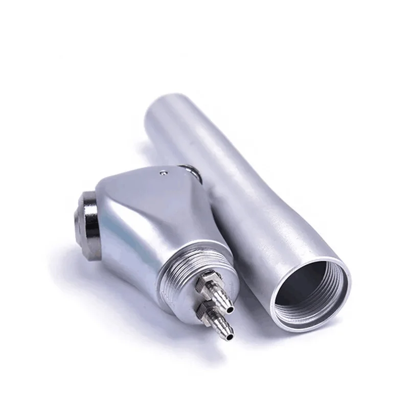 Dental 3 Way Syringe Air Water Spray Triple with 2 Metal Alloy Tips Tube Nozzles Dentistry Chair Unit Spare Parts Dentist Tools