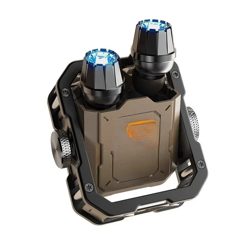 Mechanical intrusion, jetpack, mecha bluetooth headset, fingertip gyro, trend dazzling