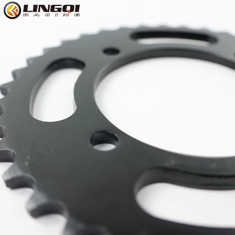 LINGQI 420 Gear Wheel Plate 37T 50T 60T Teeth Chain Sprocket For 110cc 125cc 140cc Dirt Pit Bike ATV Go Kart UTV Buggy Golf Cart