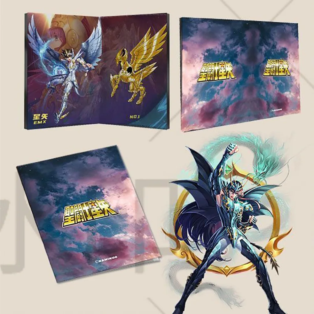 Genuine Saint Seiya Cards Collection Action Plot Anime Protagonist Athena Shaka Modern Fashion Cards Children's Birthday Gifts