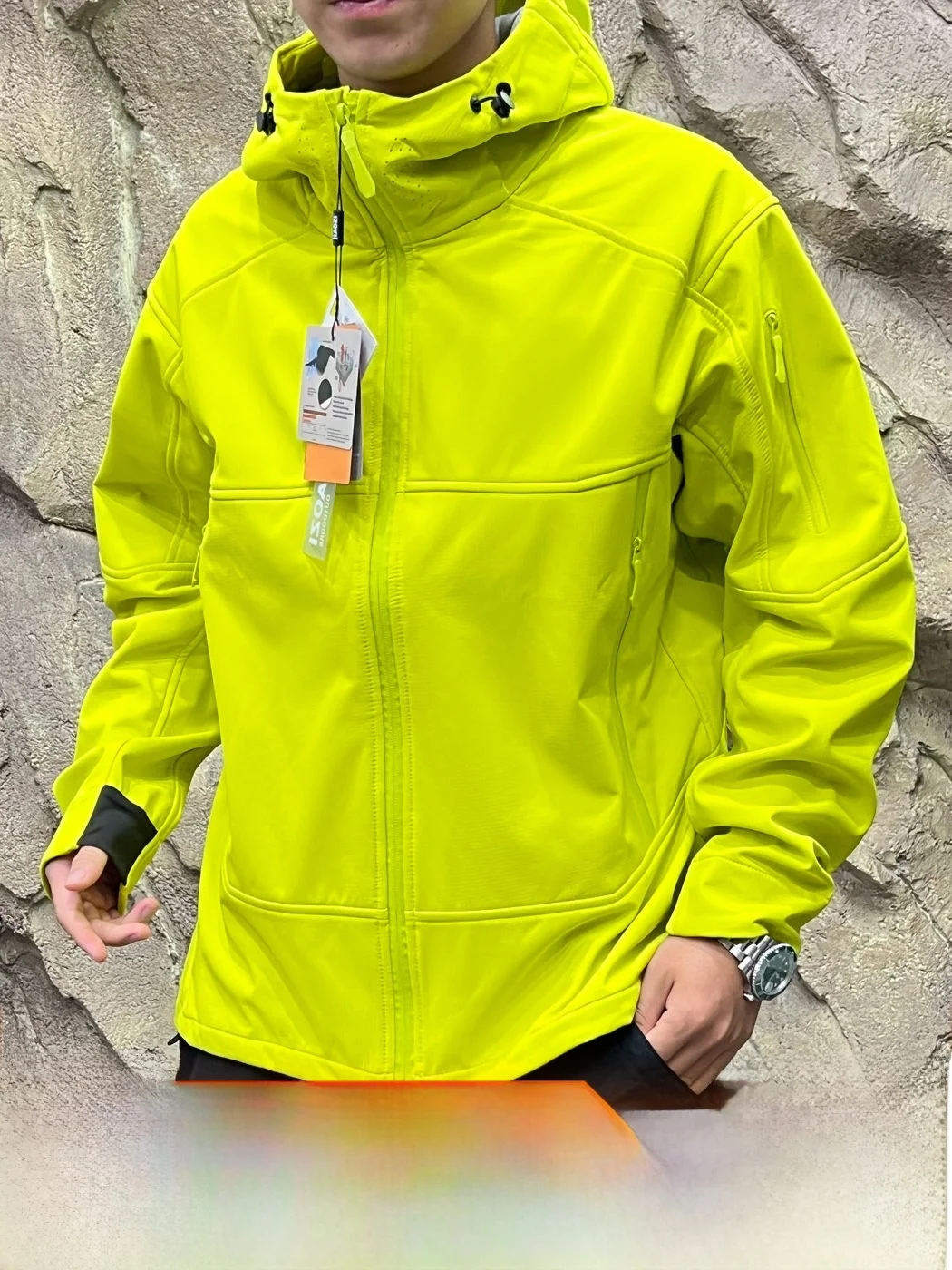 Commute Ready! Access Controlled! Laser Punched! Zippered Underarm! Fleece Lined! Outdoor Soft  Jacket for Men And Women