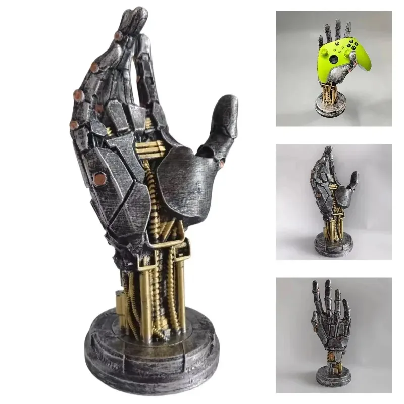 

Cyberpunk Robotic Arm Integrated Handle Bracket Creative Collection Desktop Decoration Animal Model Handmade Gift