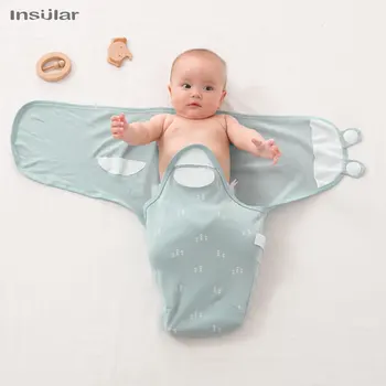 INSULAR Muslin Baby Blankets Swaddles Newborn Soft Swaddle Wrap Cotton Baby Bedding Accessories Bath Towel Swaddles 1