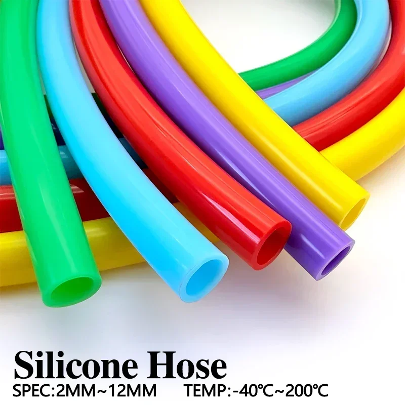

Гибкий силиконовый шланг пищевого класса, цветной, 3/10 м, внутренний диаметр 2-16 мм, устойчивый к старению, легко моется, для полива сада и аквариумов