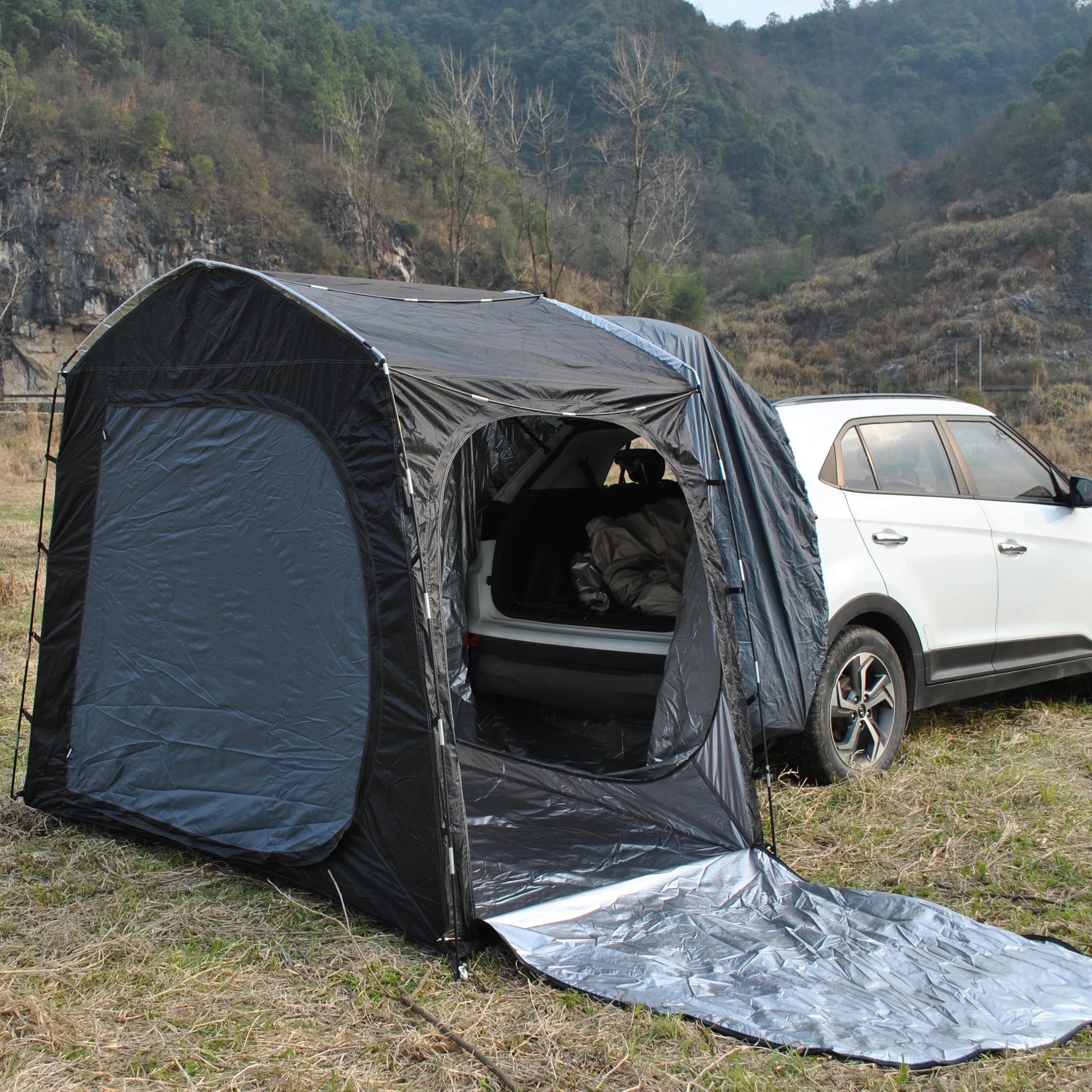 Newest SUV Car Tent, Tailgate Shade Awning Tent for Camping, Vehicle SUV Tent Car tent can be used without car,Car Tailgate Tent