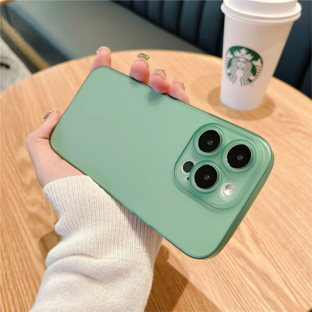 حافظة رفيعة للغاية من البولي بروبيلين Fundas لهاتف آيفون 13 14 15 16 11 12 Pro Max 13 Mini غطاء كامل لهاتف آيفون XR X Xs Max حافظة مضادة للصدمات