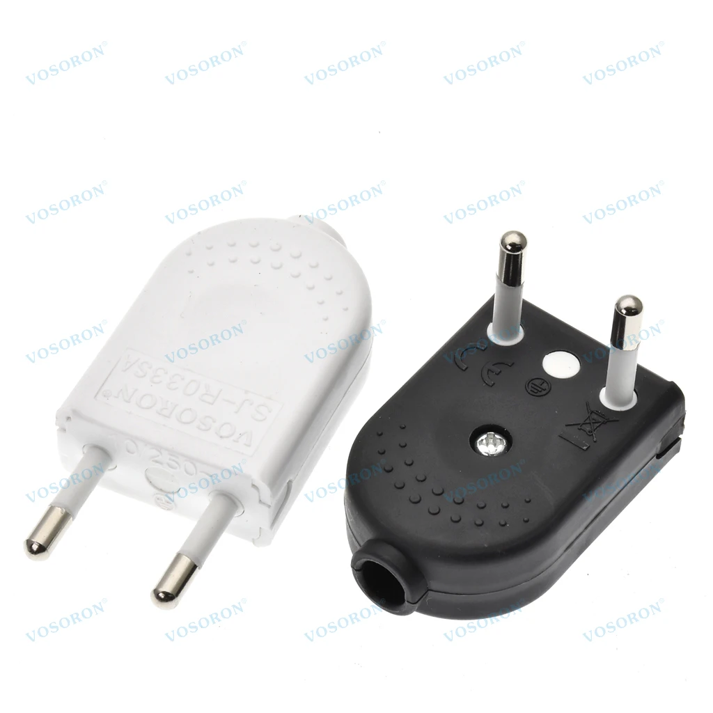 2Pin Italian Type L Power Plug Adjustable Angle 90° Elbow 180° Straight Rewireable Assembly Male Plug For Italy Home Appliance