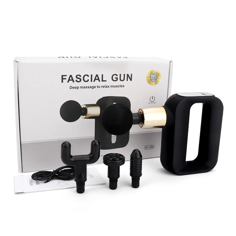 Mini Pocket Massage Gun Body Shoulder Relaxation Vibration Therapy Massage Fascia Gun Deep Muscle Pain Relief Fitness Machine