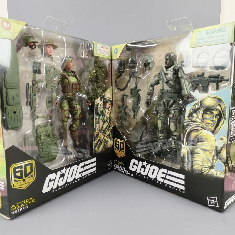 سلسلة G.I.Joe الجديدة المصنفة 1/12 Dreadnok Road Pig & Rawkus قناص بحري طيار هالة البلوز شخصيات الحركة جمع هدايا الألعاب #4