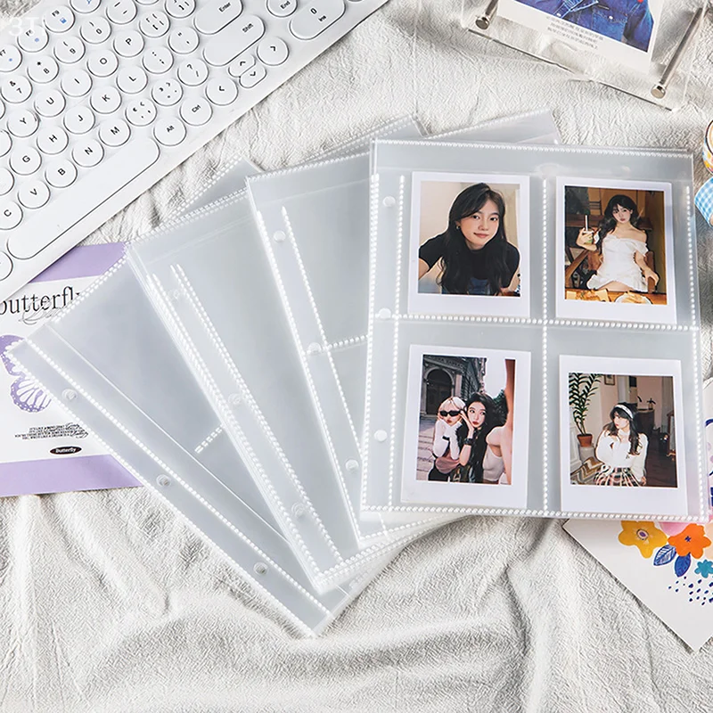 Держатель для фотокарт формата А4, прозрачные вкладыши для фотоальбома, подкладки для фотографий, 1/2/3/4/6/8/9/10 карманов, внутренняя страница, переплет для карт, коллекционная книга