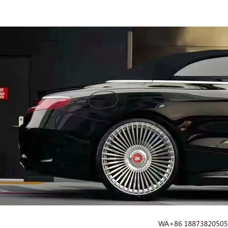 

Bku Luxury Forged 5x112 Wheels 19 20 21 22 23 Inch Polished Custom Alloy Rims Hubs for Mercedes maybach W222 W223 S580 S65 S63