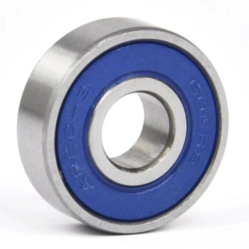 Aço Miniatura Bearing, Blue Cover Bearing, alta qualidade Ball Bearing, 608Rs