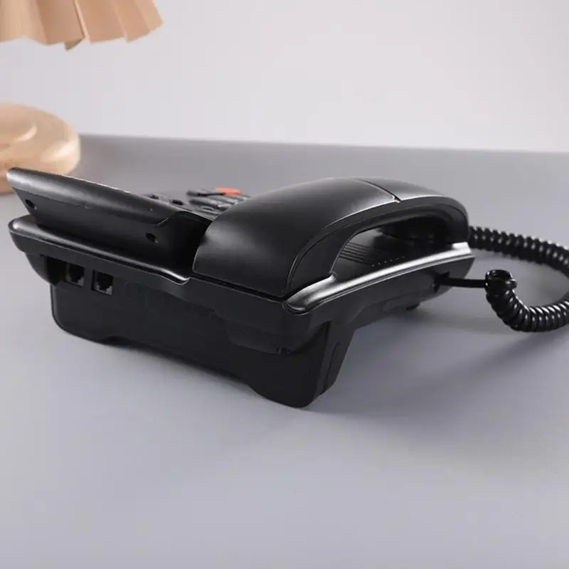 K32C Large LCD Corded Landline Phone Hold Redial Two Line Operate Telephone