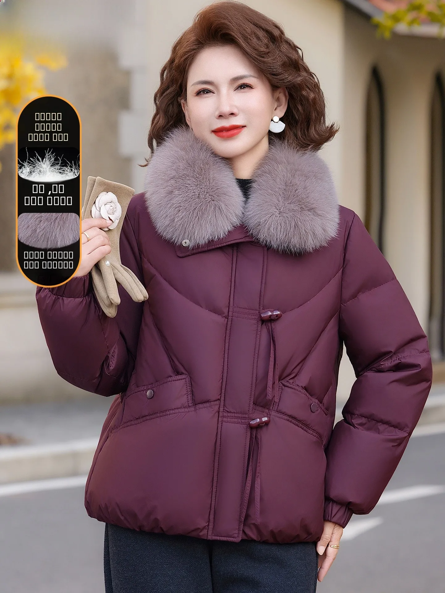 

Женская зимняя модная теплая куртка с меховым воротником из полиэстера, свободного кроя, с наполнителем из полиэфирного волокна