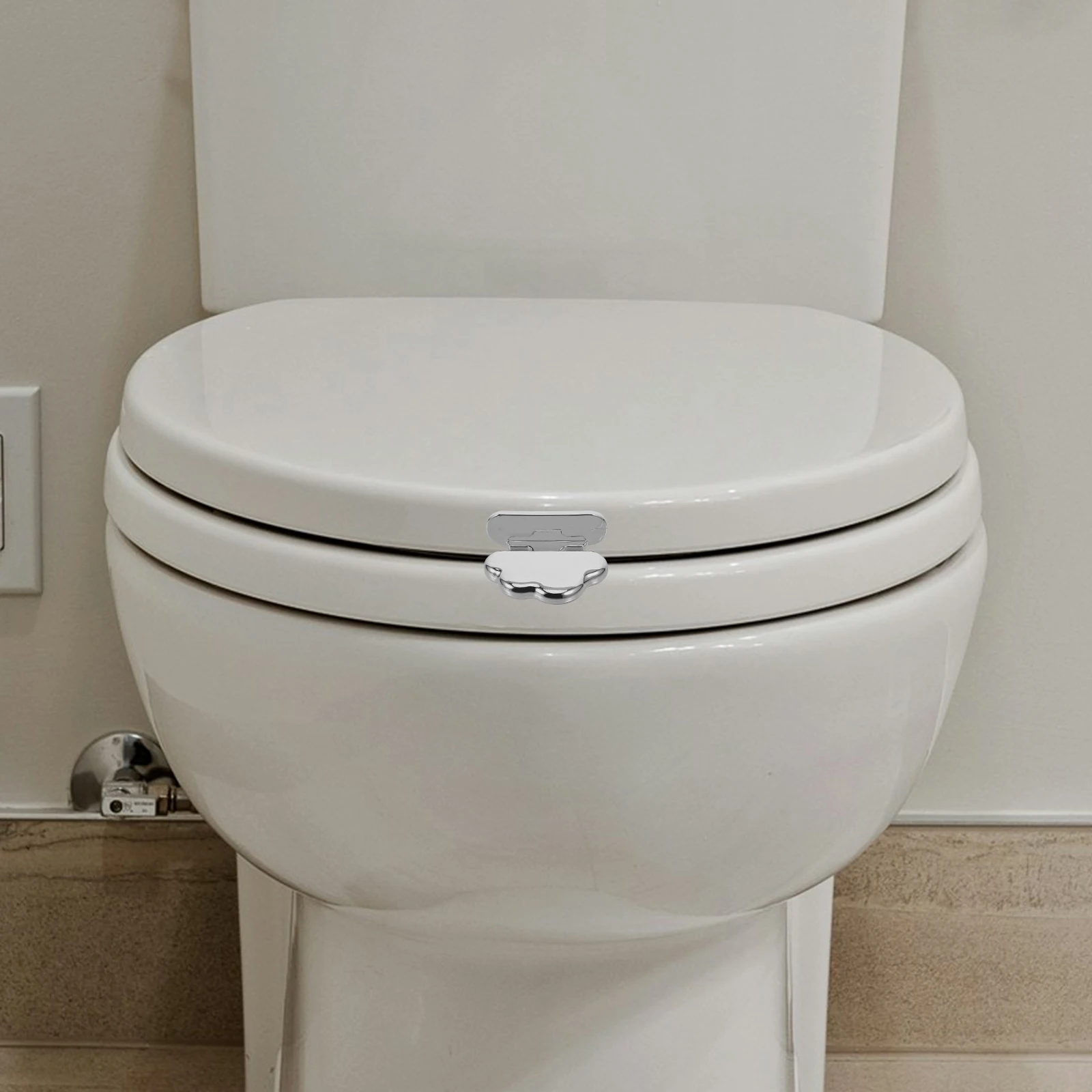 Maniglia per coperchio WC adesivo sollevatore per sedile in silicone da 2 pezzi per uso domestico, ufficio, hotel, bagno, maniglia per sedile WC