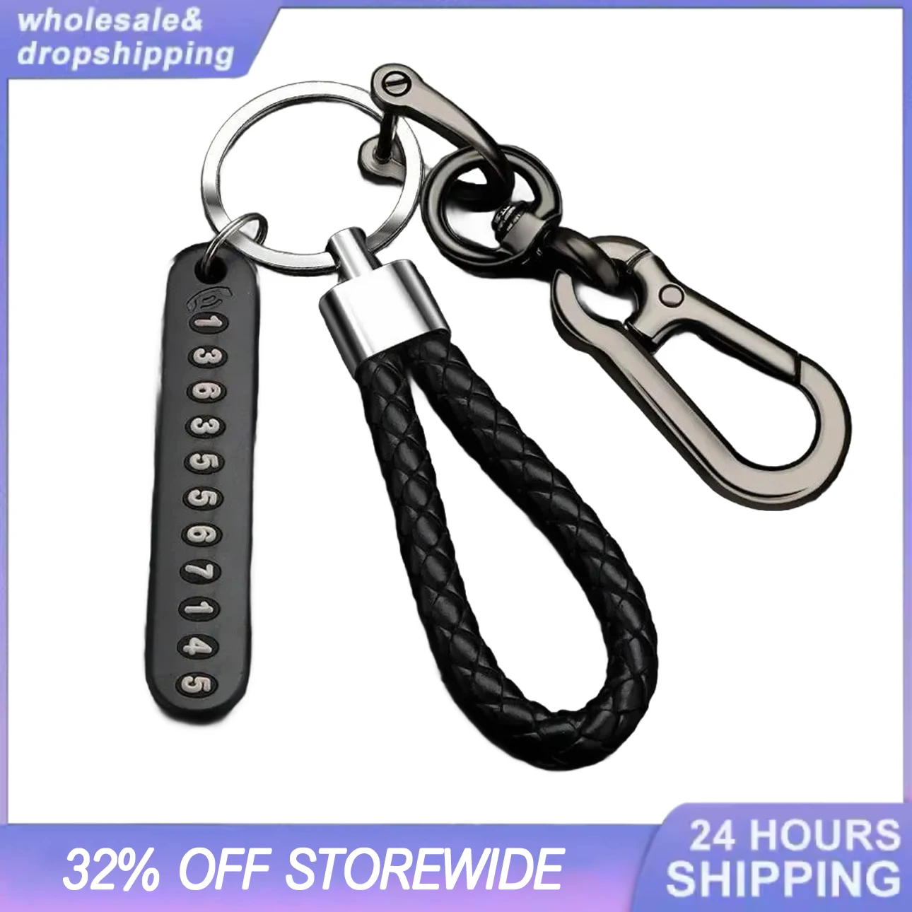 

Anti-Lost Keychain for Men and Women - Premium Multifunctional Lanyard Ring - Ideal for Couples - Perfect Gift for Daily Use