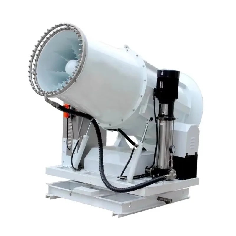 For Construction Site Dust Control Fog Cannon Water Sprayer Mist Cannon Dust Suppression Machine 60m Electric