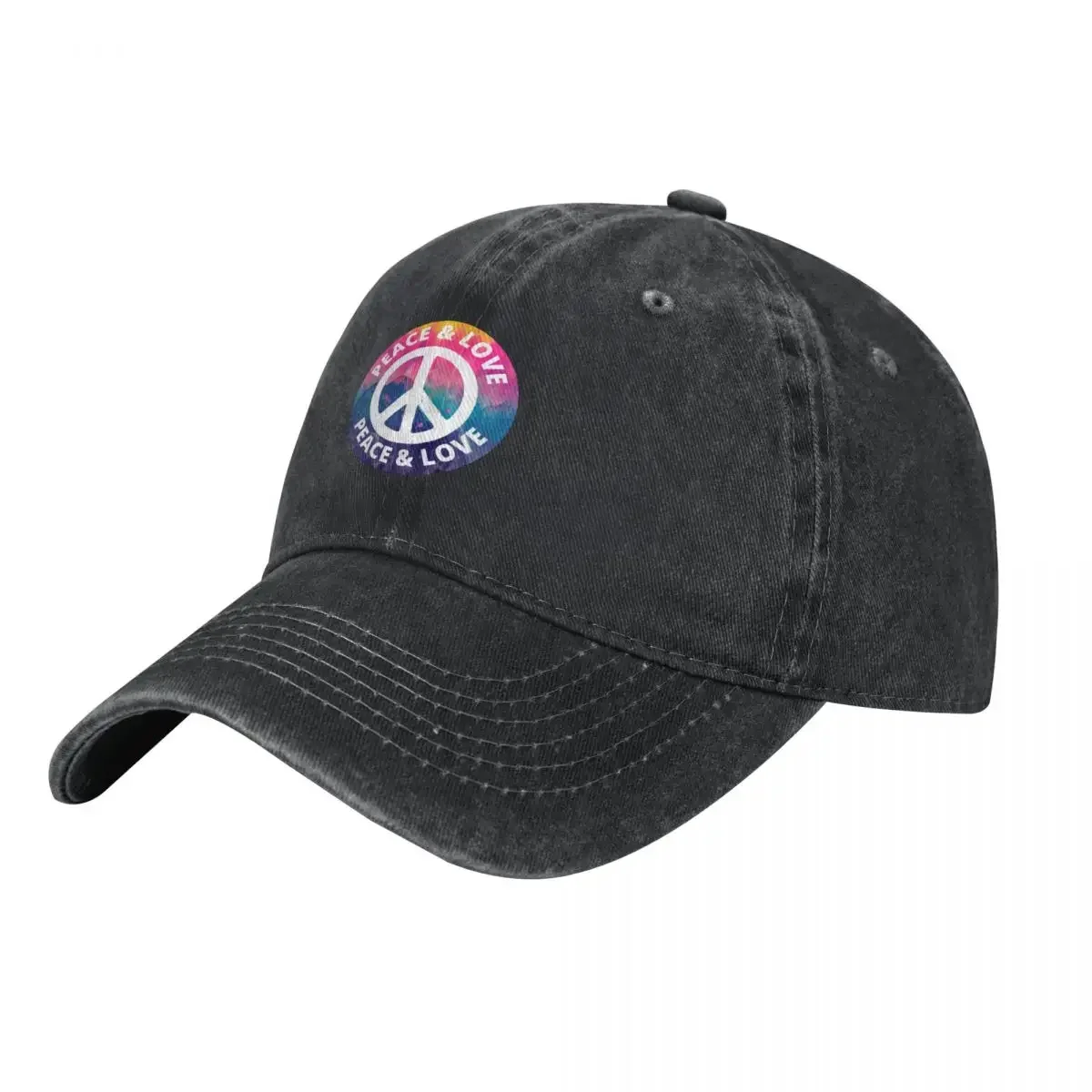 Peace and love tie dye Bucket Hat Baseball Cap Sun Hat For Children Golf Cap fishing hat Women's Beach Outlet 2025 Men's