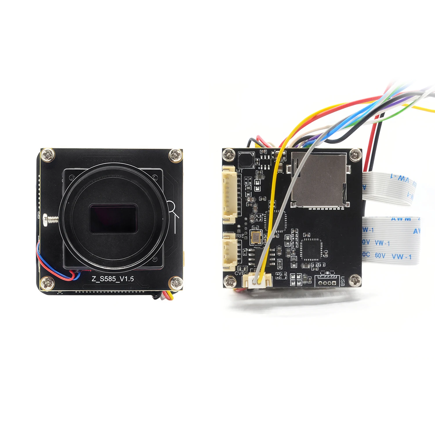 IMX 1/1.2inch CMOS sensor, starvis 2  super low light dark vision camera IMX585 4K IP and CVBS dual output  camera module ,