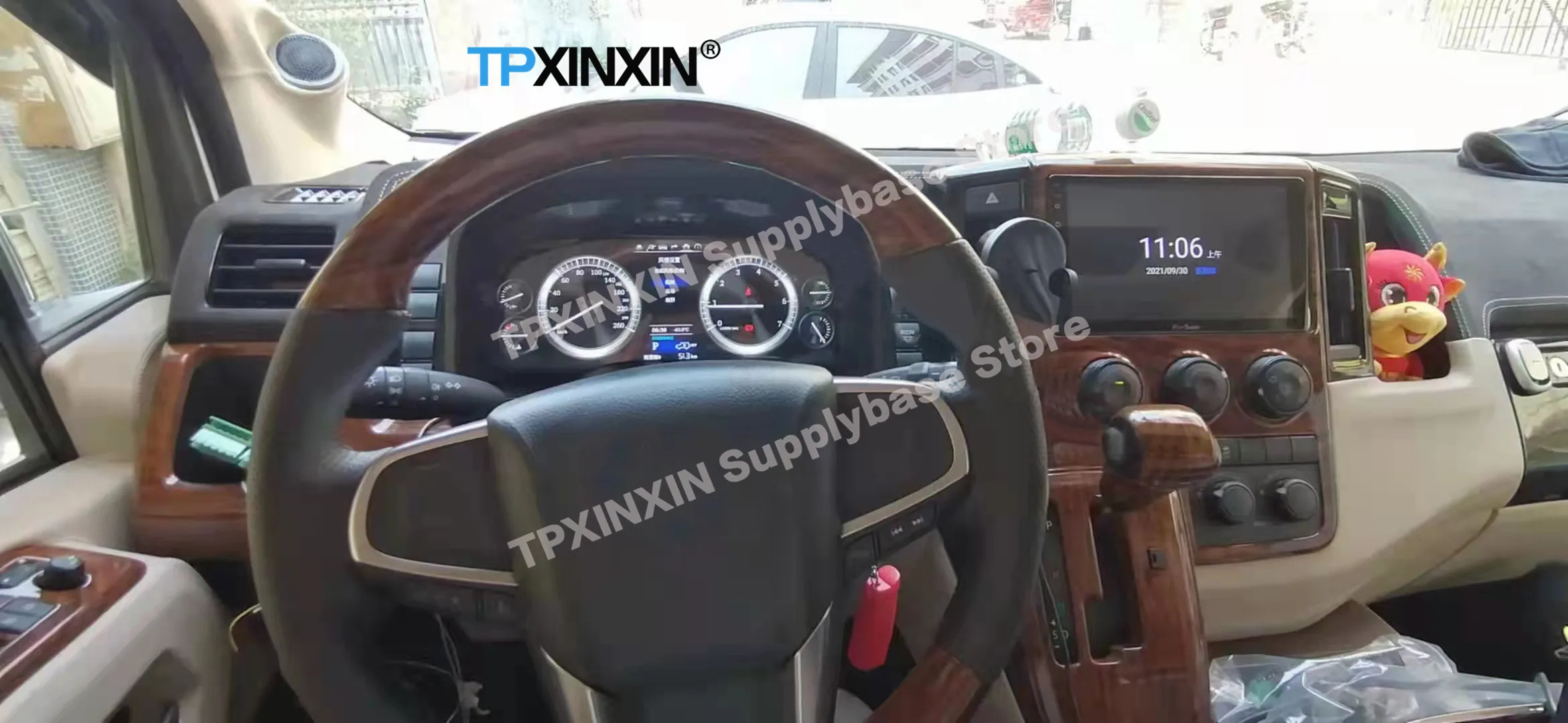 

12,3-дюймовый цифровой LCD-дисплей для Toyota Hiace 2019-2022, многофункциональная приборная панель с Android, мультимедийный плеер