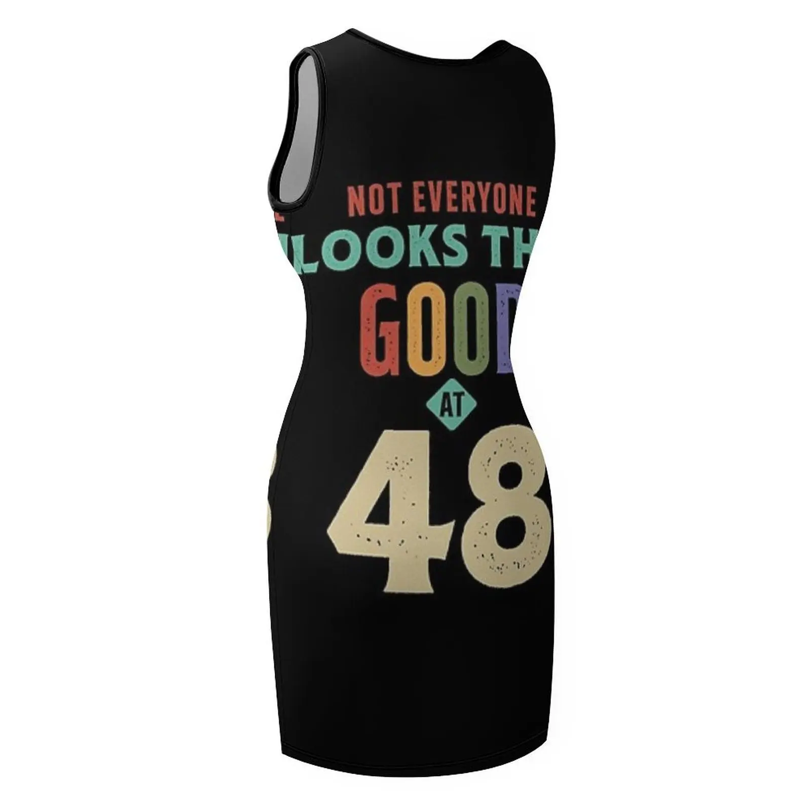 يبدو هذا جيدًا في 48 عامًا - فستان صيفي بدون أكمام لعيد الميلاد الـ 48 عامًا، فستان سهرة مثير للنساء