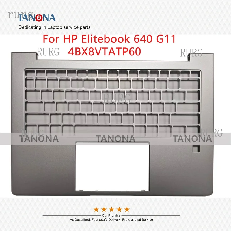 R+  Brand new 4BX8VTATP60, compatible FOR HP 640 G11, palm rest upper case, protective cover, outer shell, KB ring, silver color