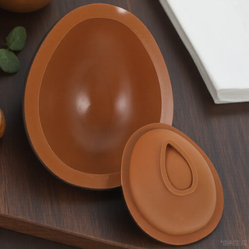 

1 set 1 Set Silicone Chocolate Mold Easter Egg Baking Candy Fondant Heat Resistant Non-Stick Easy Clean Friendly