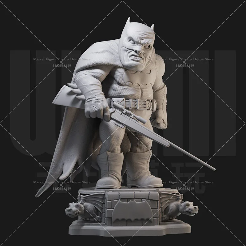 1/24 1/18 Scale DC Fat Bully Batman Foodie Cartoon Funny Humorous Version  DIY Self-assembled GK 3D Resin Un-panited Male Doll