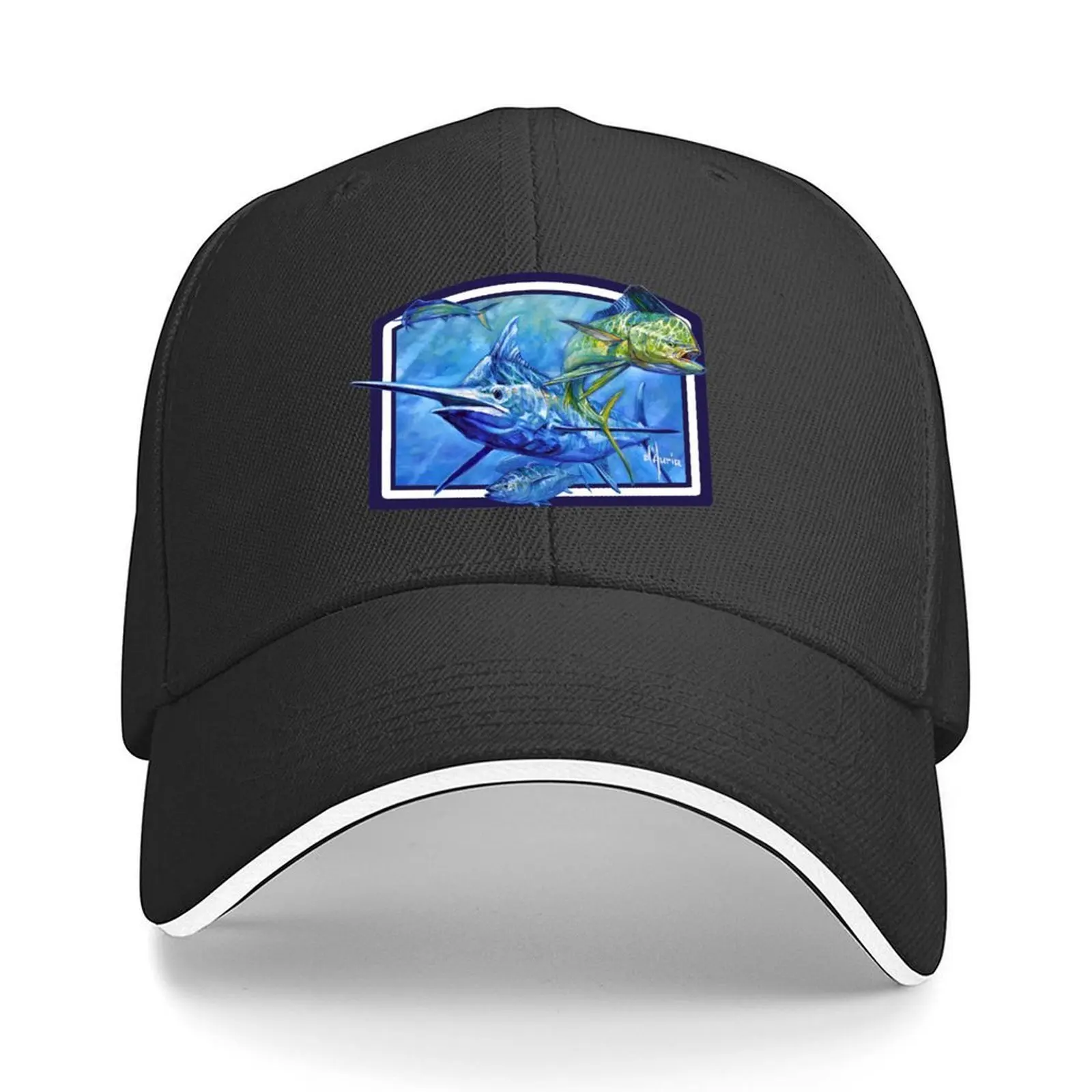 

Dorado, Marlin, and Tuna Baseball Cap Luxury Man Hat Hat Baseball Cap tea Hat golf genuine Women's Beach Visor Men's