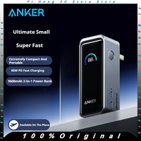 ANKER Prime 2-In-1 Power Bank 65W Portable Charger With Plug GaN PD Fast Charging 9600mAh Mobile PowerBank For iPhone Laptop