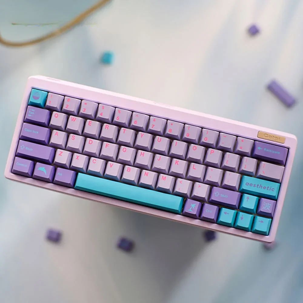 

'Matching PBT Dye Sublimation Keycaps For Mechanical Keyboard Cherry Profile 129 Keys