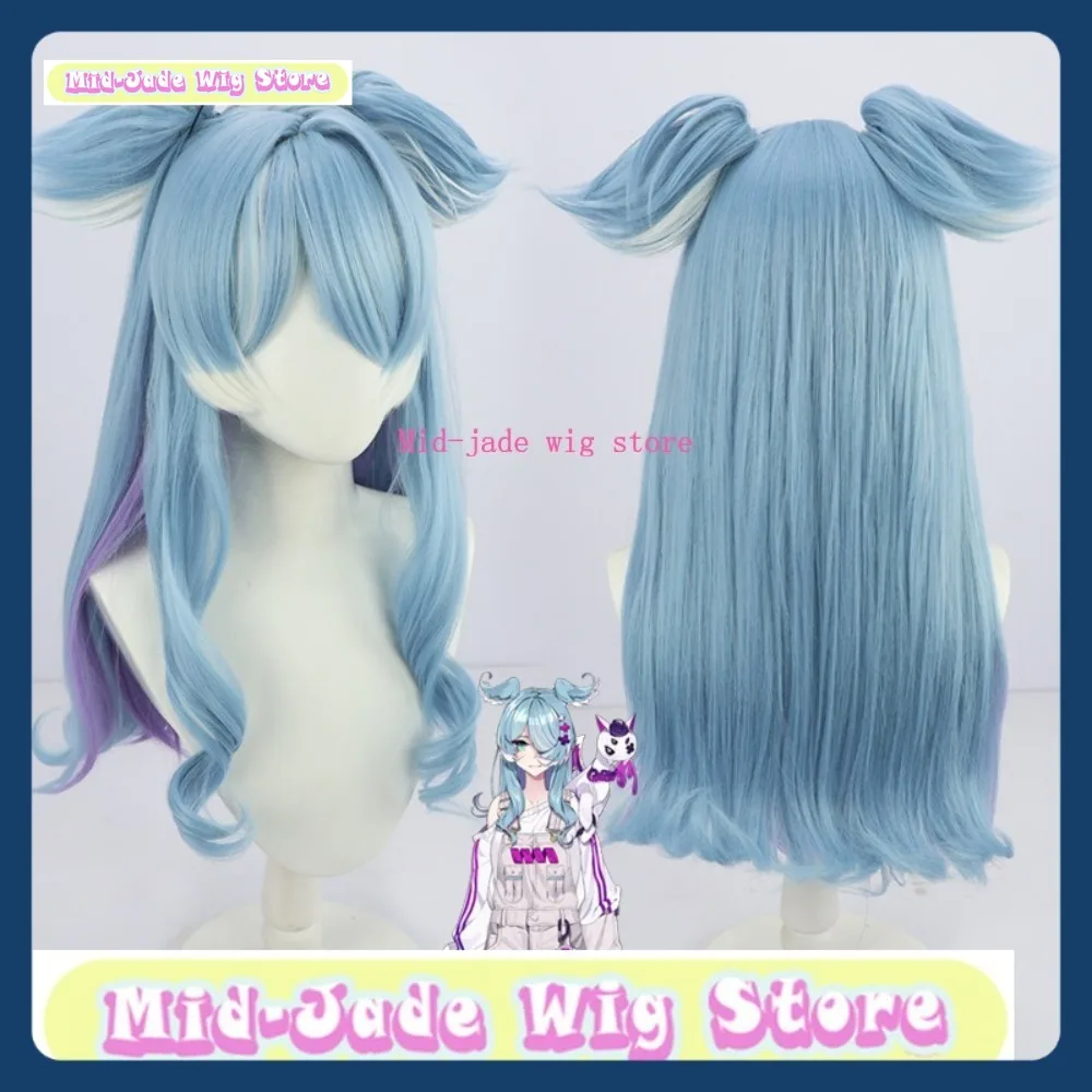 

Mid-jade Wig Store NIJISANJI Elira Pendora Cosplay Wig Anime Game Role-playing Halloween Party Synthetic Wig