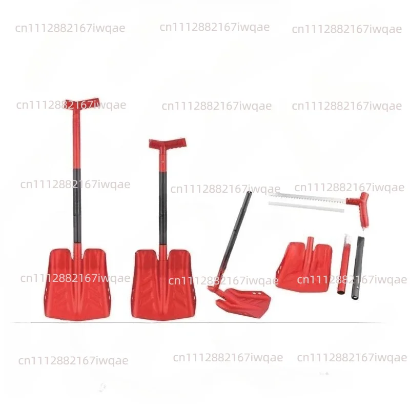 Enhanced Large Aluminum Alloy Telescopic Snow Shovel with Ice Breaking & Sawing Function for Car