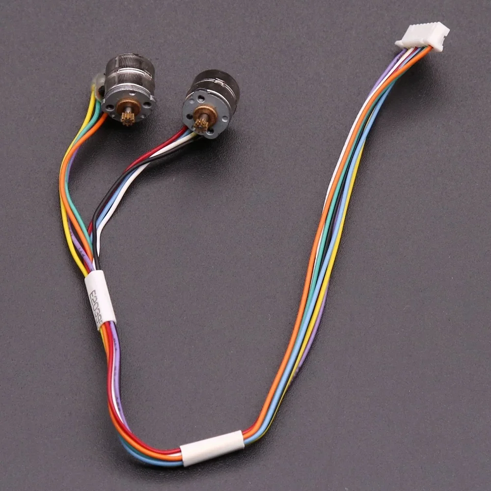 Two phase four wire 8MM miniature stepper motor set (including two motors)