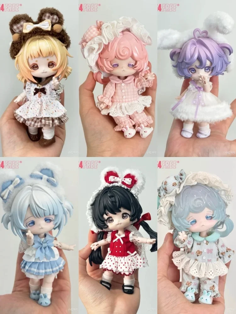 

Come4free Milk Cake Dream Puff Series слепая коробка 1/12 фигурки Bjd подвижная кукла загадочная коробка орнамент подарок на день рождения для девочки