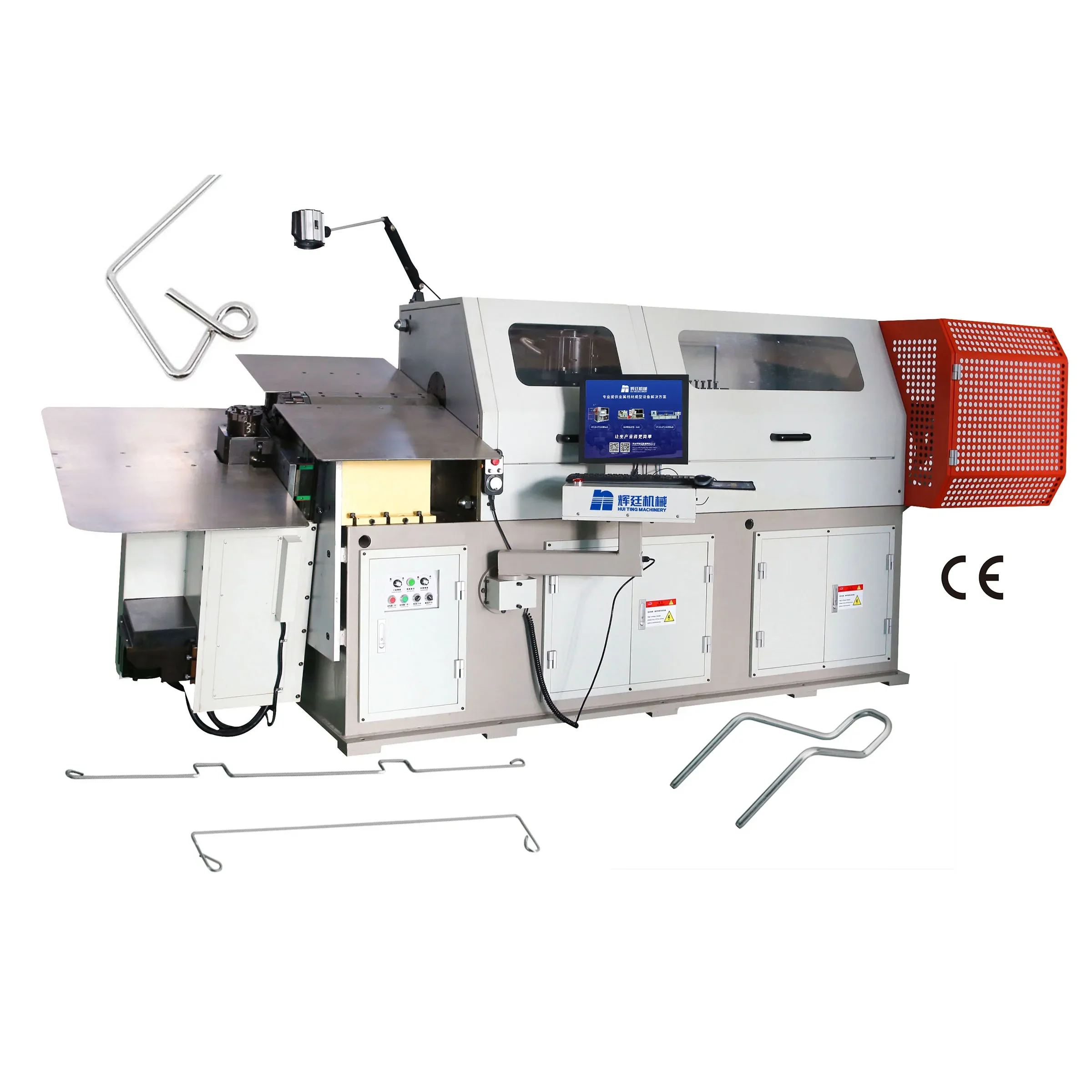 Huiting Patent 2D3D 7axis CNC wire bending machine Widely Applicable wire bender stainless steel automatic wire bending machine