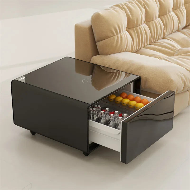 

Home Furniture Music Player USB Charge Smart Living Room Smart Coffee Table and Mini Side Table Fridge Refrigerator