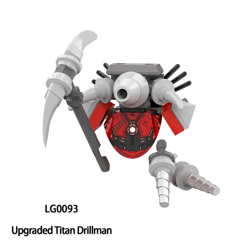 LG1014 Titan Drillman Drillwoman aggiornato Titan Drillman aggiornato Titan Cameraman Building block boy birthday toy