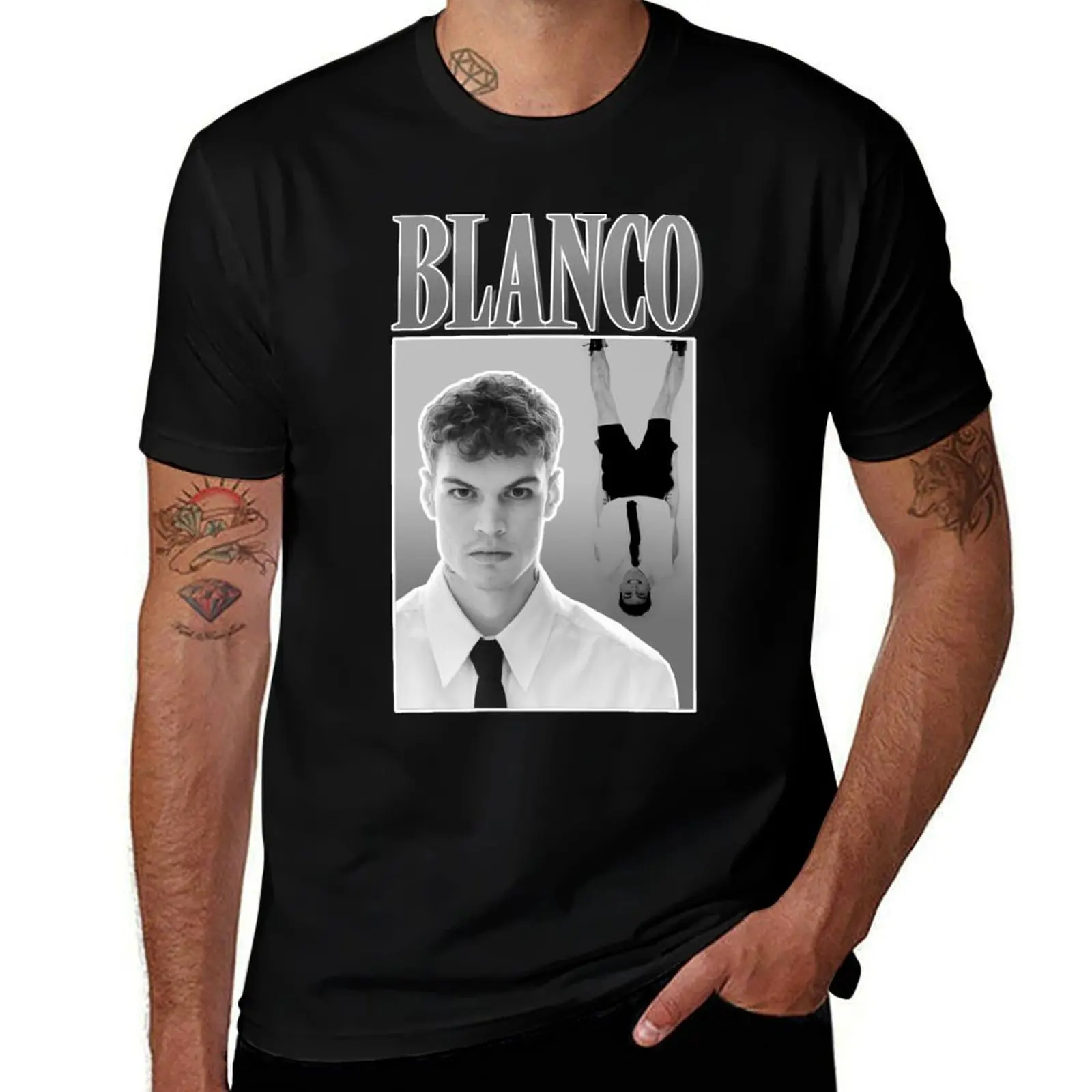 

White Brividi Sanremo 2022 Eurovision 2022 Italy Mahmood Y2K T-Shirt man t shirts for men T-Shirt