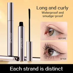 GECOMO slim three-dimensional mascara, each eyelash is clearly curled and does not smudge, long-lasting eyelash primer
