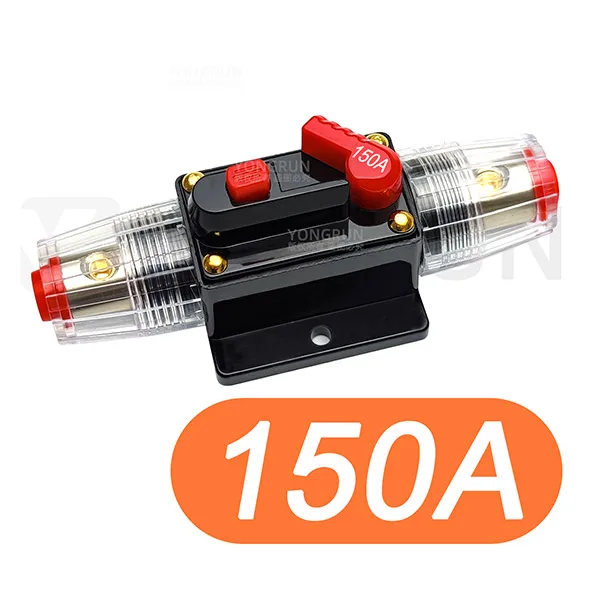 20a Tot 150a Stroomonderbreker Met Handmatige Reset Voor Auto Audio Systeem Waterdichte Maritieme Stroomonderbreker Reset Zekering 12V 48V Dc